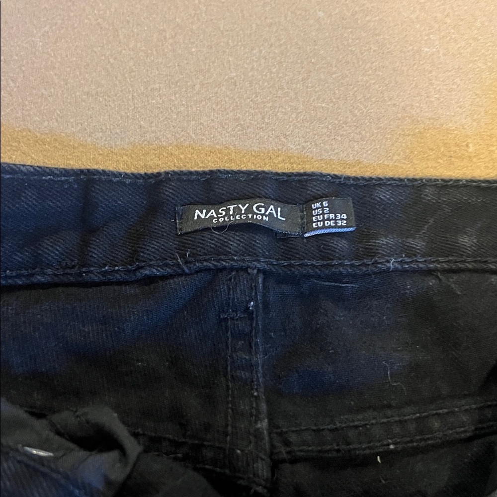 Nasty Gal Midnight Black Denim